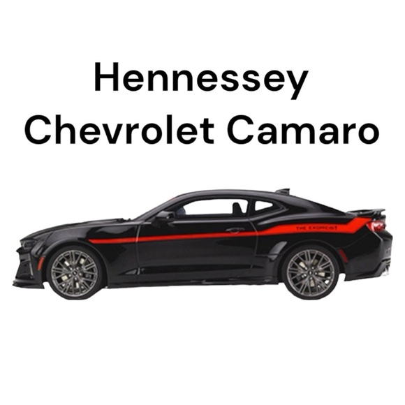 NIB Hennessey Performance Chevrolet Camaro ZL1 R/C Black w/ Red Trim 1/16 Scale - Picture 1 of 14